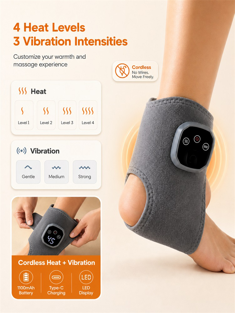 Electric Heat And Vibration An - Wrist Wrap Support review and price