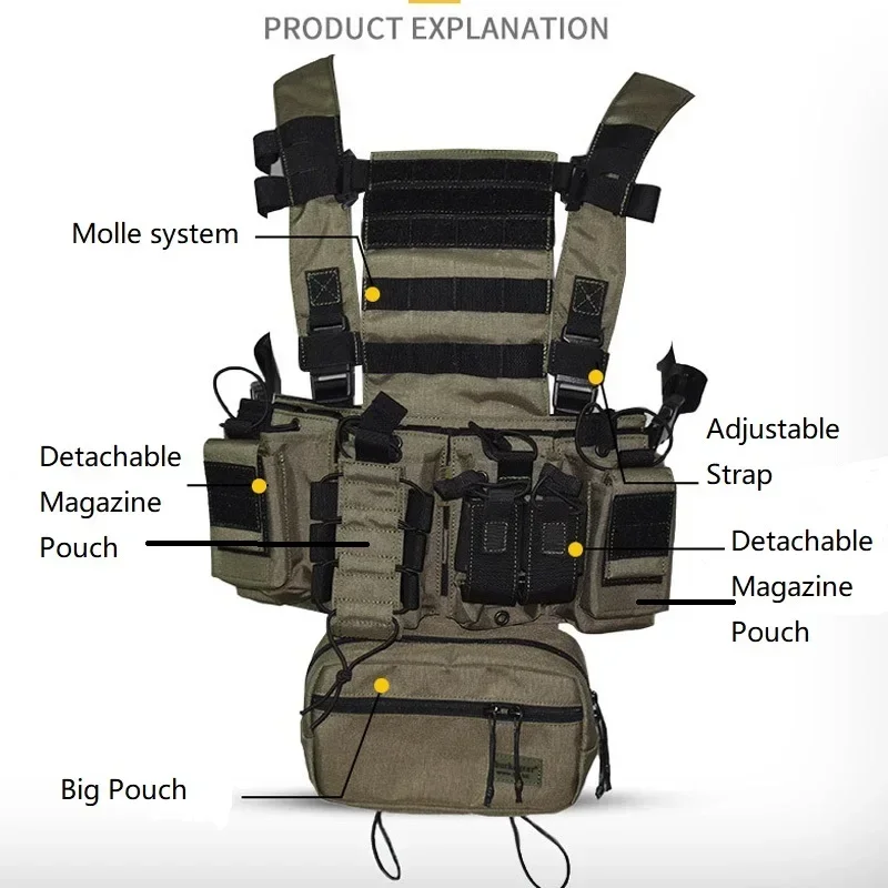 D3CR Chest Rig Vest Multicam B - Gear For Crossfit review and price
