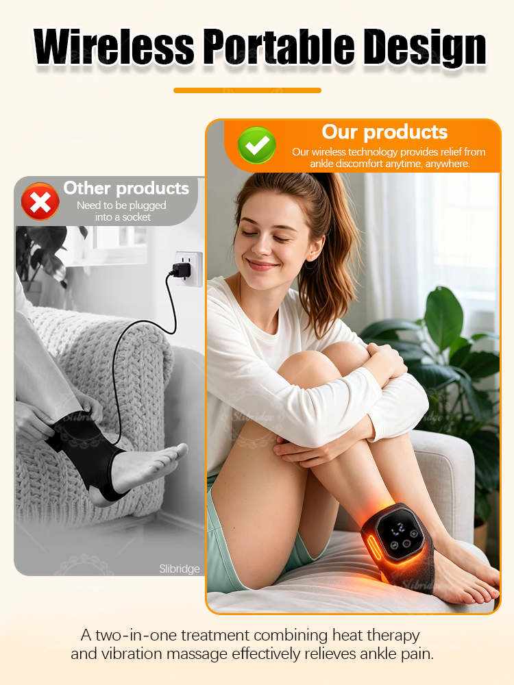 Portable Heated Ankle Massager - Wrist Wrap Support review and price