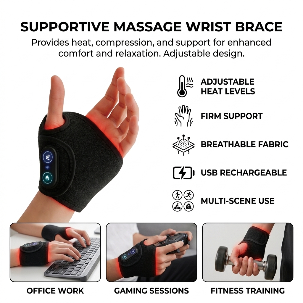 Wrist Support Braces Heated Ma - Wrist Wrap Support review and price